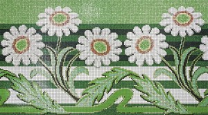 sicis greenery mosaic pantone