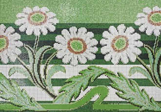 sicis greenery mosaic pantone