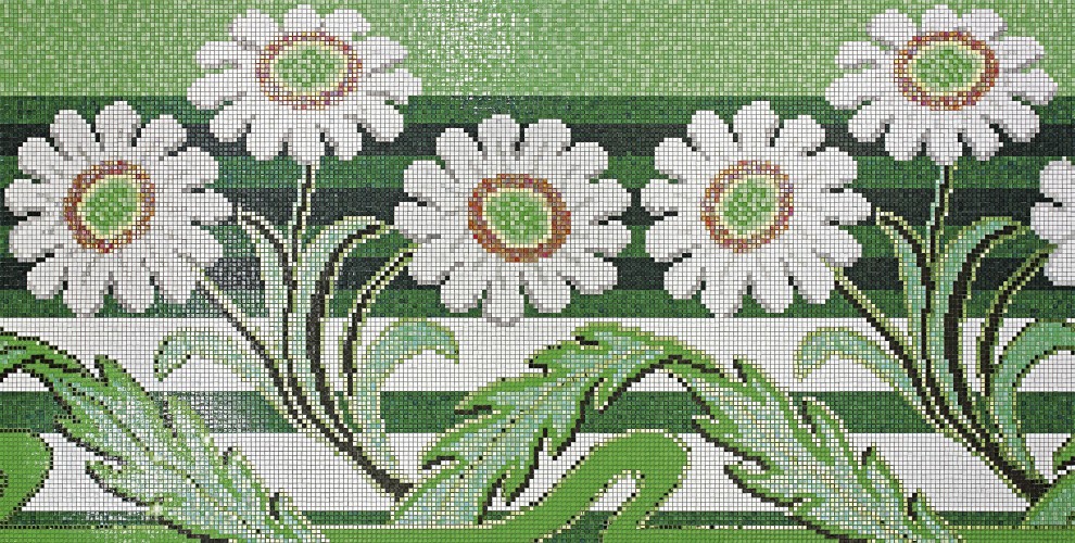 sicis greenery mosaic pantone