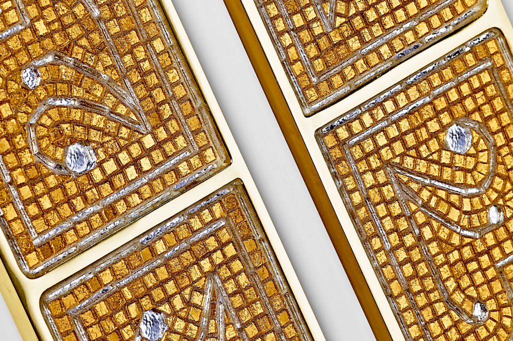 new door mosaic gold 