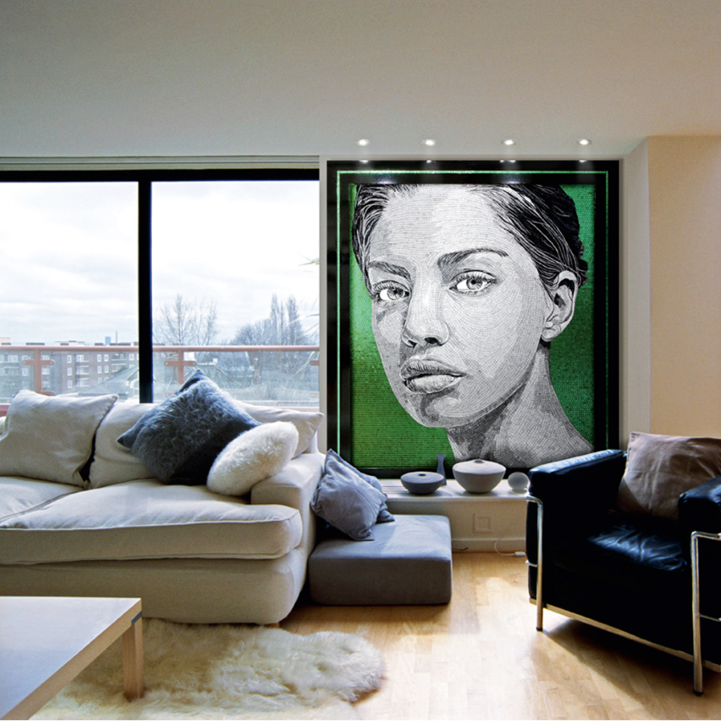 mosaic sicis portrait interiordesign