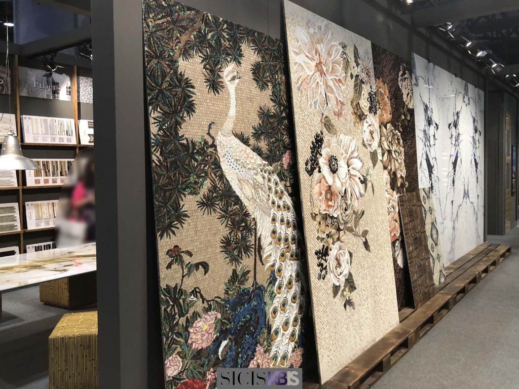 sicis kbis 2018 mosaic surface interior design