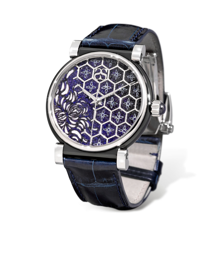 sicis jewelry micromosaic gold watch