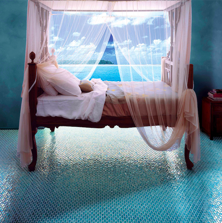 sicis mosaic bedroom blue color 